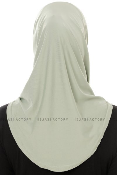 Micro Plain - Green One-Piece Hijab