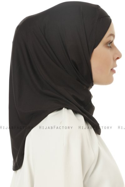 Micro Cross - Black One-Piece Hijab