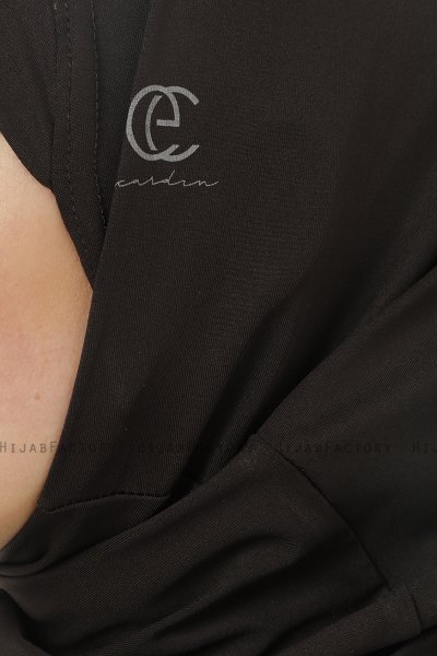 Micro Cross - Black One-Piece Hijab