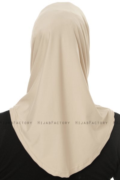 Micro Cross - Light Taupe One-Piece Hijab
