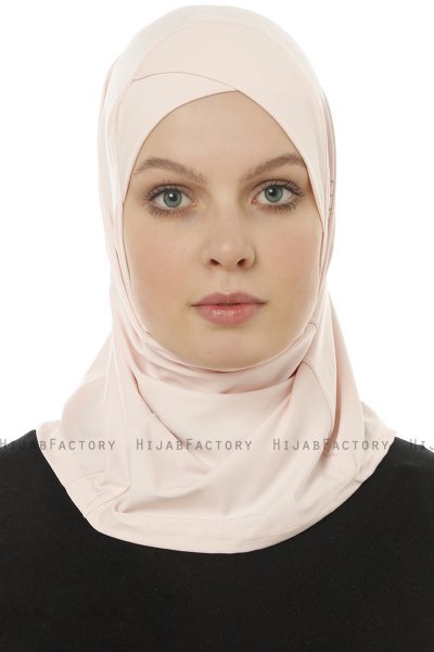 Micro Cross - Dusty Pink One-Piece Hijab