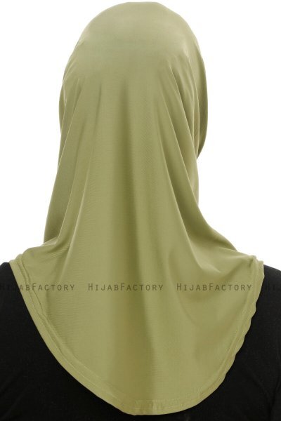 Micro Cross - Olive One-Piece Hijab