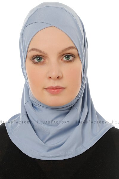 Micro Cross - Indigo One-Piece Hijab