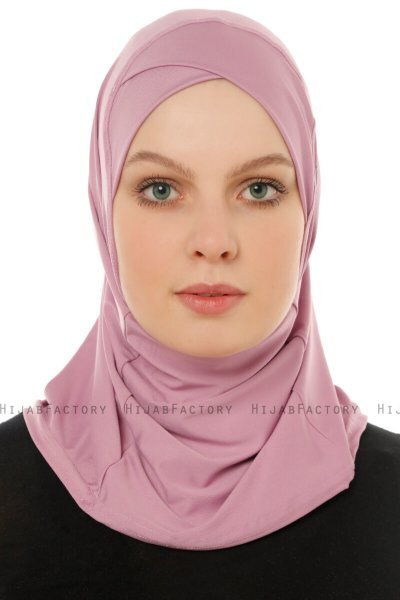 Micro Cross - Purple One-Piece Hijab