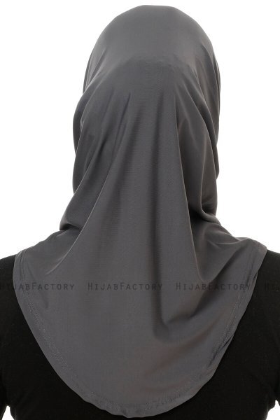 Micro Cross - Anthracite One-Piece Hijab