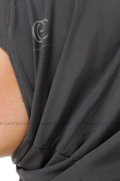 Micro Cross - Anthracite One-Piece Hijab