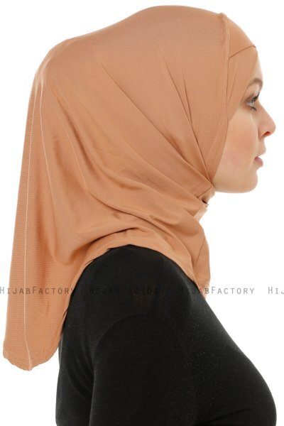 Micro Cross - Caramel One-Piece Hijab