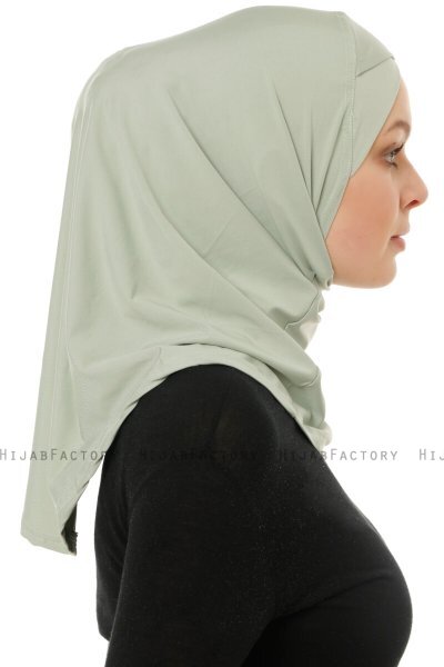Micro Cross - Green One-Piece Hijab