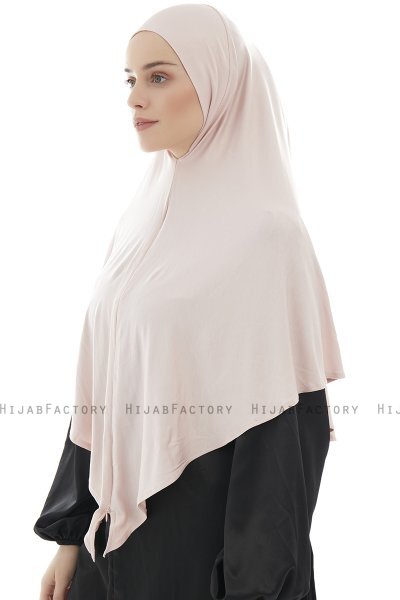 Ajda - Dusty Pink Zipper Hijab