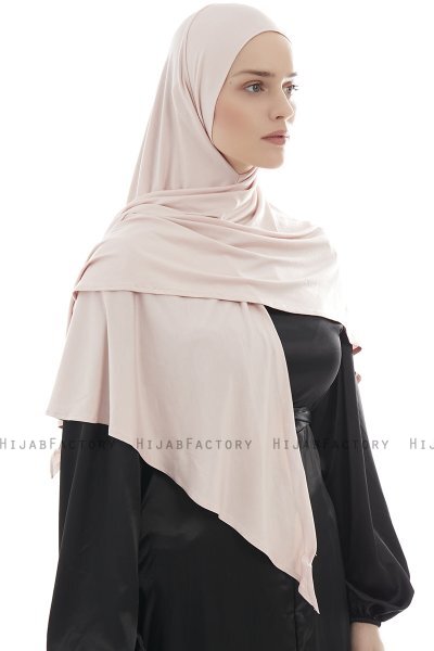 Ajda - Dusty Pink Zipper Hijab