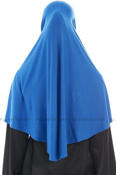 Ajda - Blue Zipper Hijab