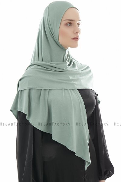 Ajda - Green Zipper Hijab