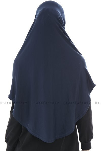Roxelana - Navy Blue Long Al Amira Hijab