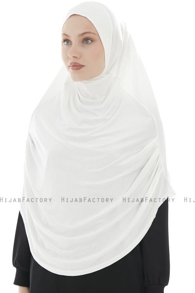 Roxelana - Creme Long Al Amira Hijab