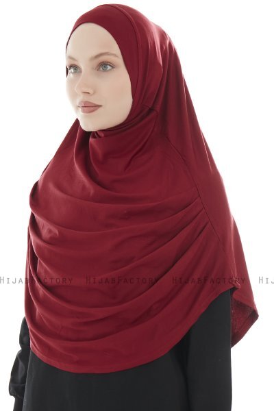 Roxelana - Bordeaux Long Al Amira Hijab