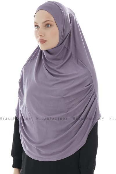 Roxelana - Dark Purple Long Al Amira Hijab
