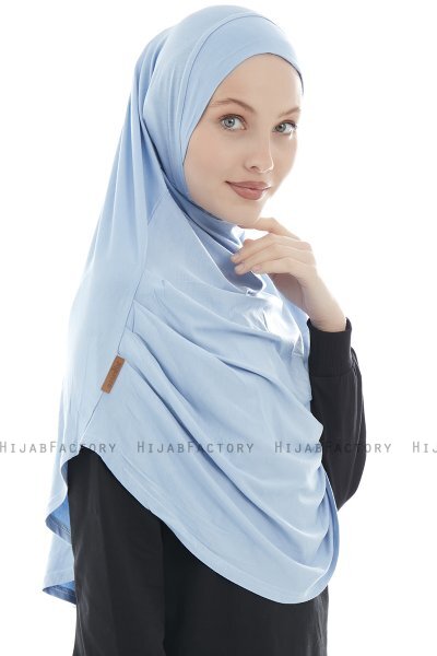 Roxelana - Light Blue Long Al Amira Hijab