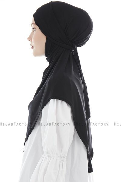 Sefa - Black One-Piece Al Amira Hijab