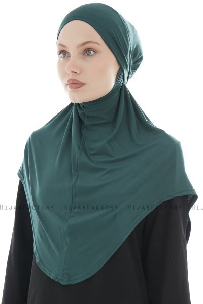 Sefa - Dark Green One-Piece Al Amira Hijab