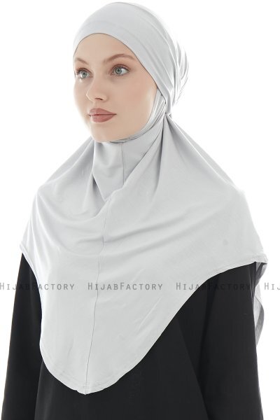 Sefa - Light Grey One-Piece Al Amira Hijab