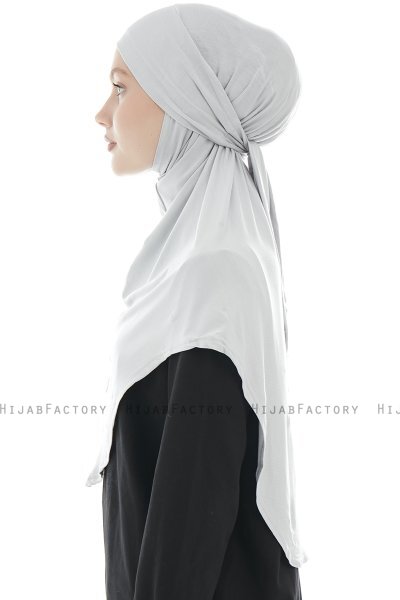 Sefa - Light Grey One-Piece Al Amira Hijab