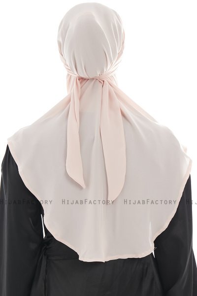 Ebrar - Dusty Pink Crepe Chiffon Al Amira Hijab