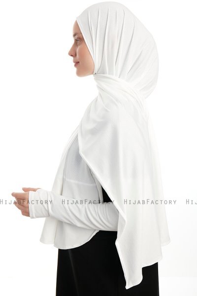 Azize - Creme Pro Scarf Sport Hijab Set