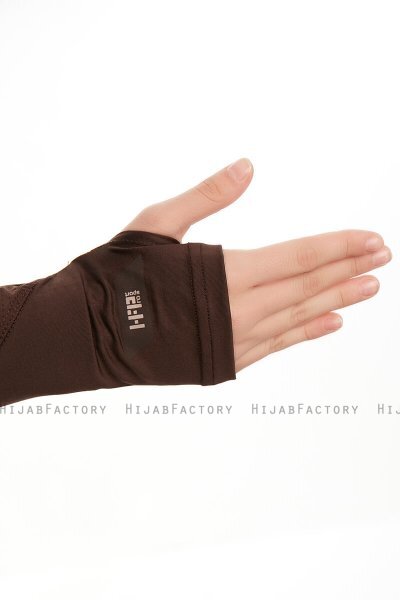 Azize - Brown Pro Scarf Sport Hijab Set