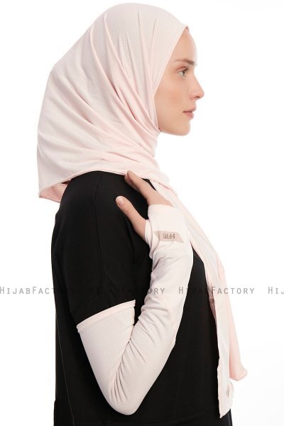 Azize - Dusty Pink Pro Scarf Sport Hijab Set