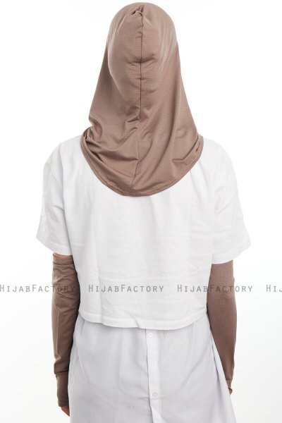 Bayda - Dark Taupe Pro Sport Hijab Set