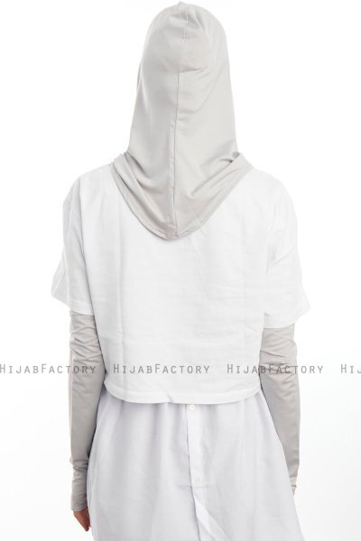 Bayda - Light Grey Pro Sport Hijab Set