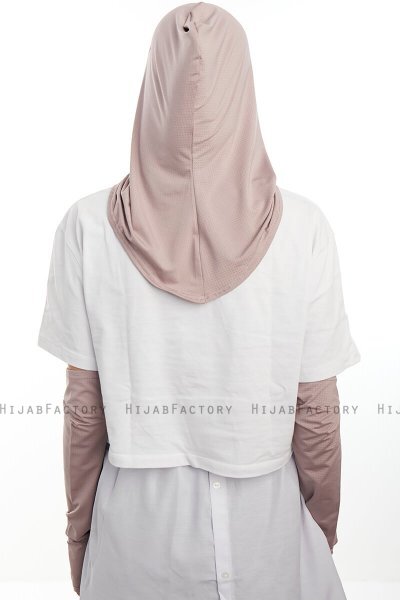 Bayda - Stone Grey Pro Sport Hijab Set