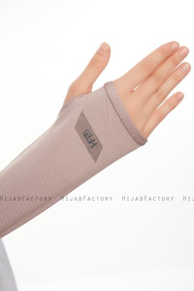 Bayda - Stone Grey Pro Sport Hijab Set