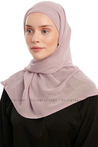 Sahar - Purple One Piece Chiffon Hijab
