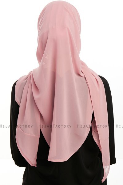 Sahar - Dark Pink One Piece Chiffon Hijab