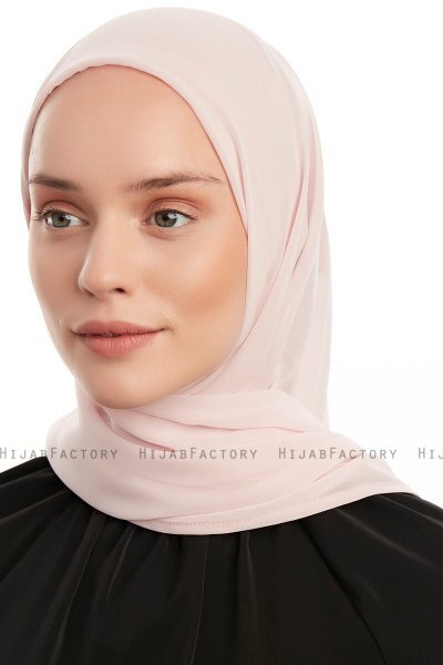 Sahar - Powder One Piece Chiffon Hijab