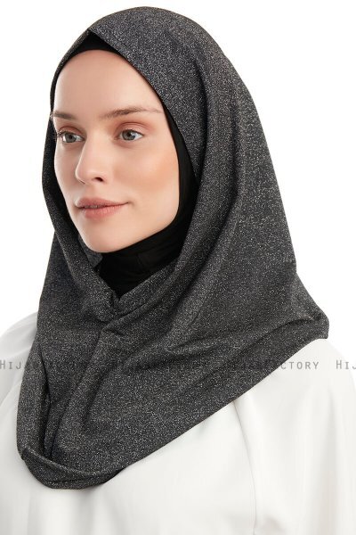 Taliah - Black One Piece Hijab