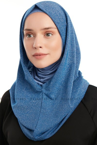 Taliah - Blue One Piece Hijab