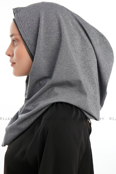 Taliah - Dark Grey One Piece Hijab