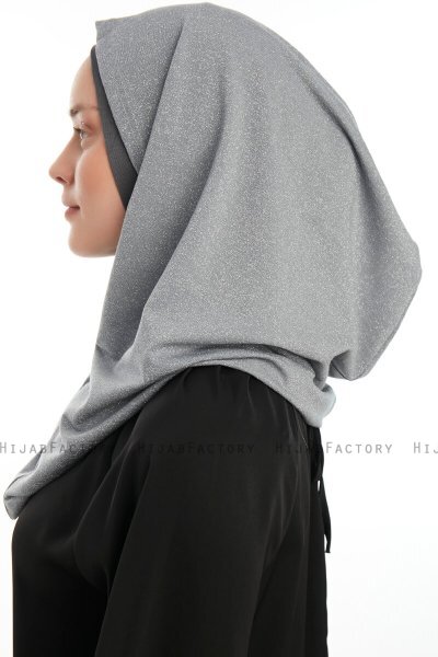 Taliah - Light Grey One Piece Hijab