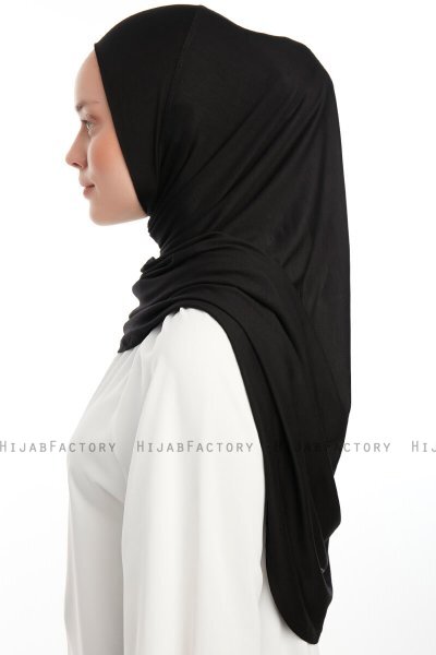 Vesile - Black One-Piece Hijab