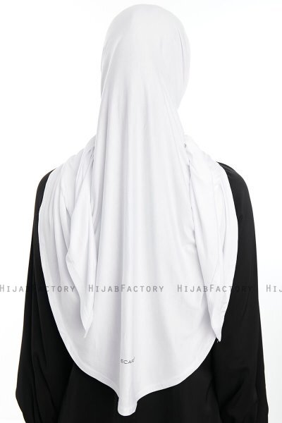 Vesile - White One-Piece Hijab
