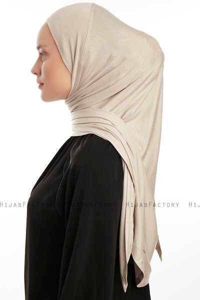 Vesile - Light Taupe One-Piece Hijab