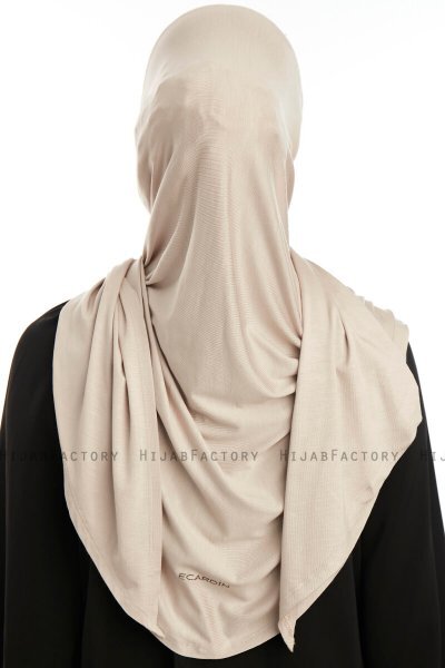 Vesile - Light Taupe One-Piece Hijab