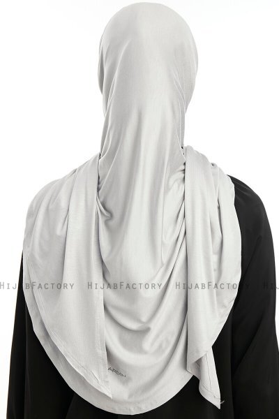 Vesile - Light Grey One-Piece Hijab
