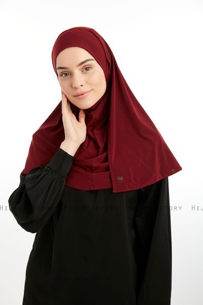 Ilay - Bordeaux Sandy Turban Hijab