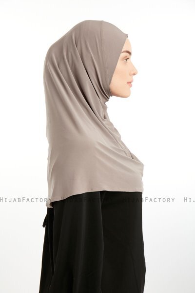 Ilay - Dark Taupe Sandy Turban Hijab
