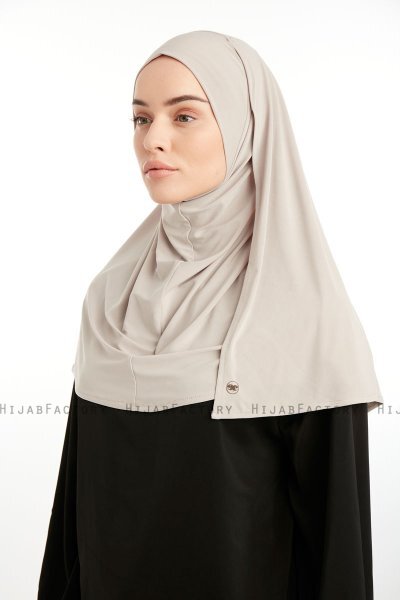 Ilay - Light Taupe Sandy Turban Hijab