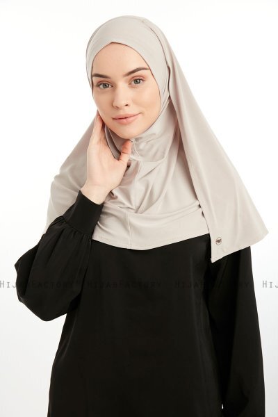 Ilay - Light Taupe Sandy Turban Hijab