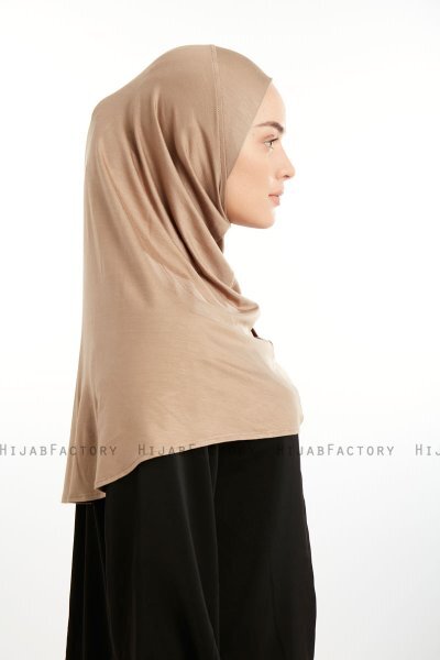 Feriha - Dark Taupe Viscose Turban Hijab